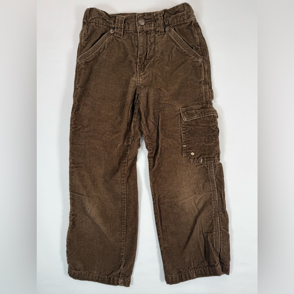 LEVIS‎ Boys Corduroy Cargo Pants 6 Y2K Wide Leg Skater Retro Utility Streetwear